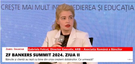 Gabriela Folcut, Director Executiv ARB : Educatia financiara este un element care influenteaza inclusiv nivelul activelor bancare, este unul din factorii care influenteaza intermedierea financiara, creditarea