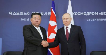 Dictatorii strang randurile. Vladimir Putin semneaza un acord de parteneriat strategic cu Kim Jong-un VIDEO