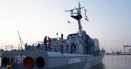 Romania preia comanda unei grupari navale NATO care va cauta mine marine