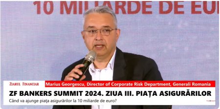 Marius Georgescu, Director of Corporate Risk Department, Generali Romania: Piata a crescut sustinuta mult de PNRR, care a adus investitii in infrastructura. Contractele cu statul prin PNRR presupun incheierea unor asigurari pe sume mari