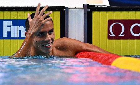 David Popovici, medalie de aur la Campionatele Europene, la 100 metri liber