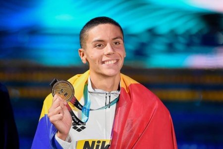 David Popovici castiga aurul la Campionatul European de inot de la Belgrad