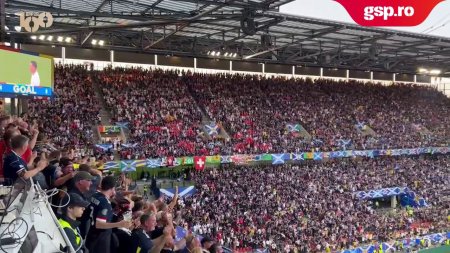 EURO 2024 » Stadionul a ERUPT dupa golul de 1-0 din Scotia - Elvetia!