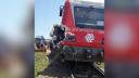 Accident feroviar in Tuzla, dupa ce un tren cu 40 de calatori a lovit un camion incarcat cu piatra. Nimeni nu a fost ranit 