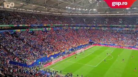 Corespondenta GSP din Germania. Stadionul din Gelsenkirchen, pregatit de marele meci al zilei de la EURO, Spania - Italia