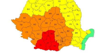 Cod rosu de canicula. Ce judete sunt sub avertizare