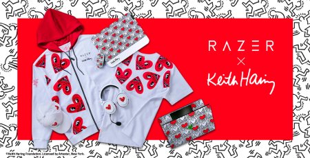 Razer a anuntat o colectie de imbracaminte si periferice de gaming. Colaborare speciala cu Keith Haring