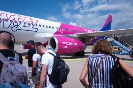 Trei rute aeriene catre Spania operate de Wizz Air, relocate temporar, din 9 iulie, pe Aeroportul International Bucuresti-Baneasa