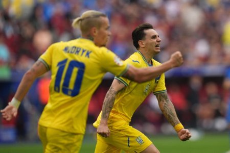 EURO 2024: Lupta stransa pentru calificare in Grupa E. Ucraina obtine cele trei puncte dupa ce Slovacia a condus