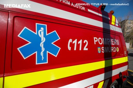 Plan Rosu de Interventie: Opt persoane ranite intr-un accident produs in Hunedoara