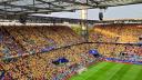 Mesajul interzis introdus de fanii romani pe stadion, la meciul cu Belgia