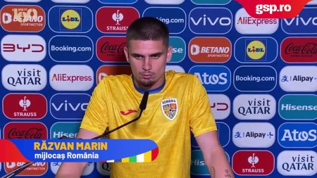 Razvan Marin, declaratii dupa meciul cu Belgia: 