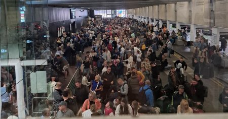 Haos pe aeroportul Manchester din cauza unei intreruperi de curent VIDEO