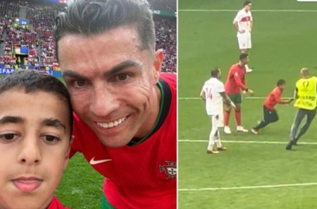 S-a aflat pedespa primita de copilul ce a intrat pe teren sa faca un selfie cu Ronaldo. Decizia luata de UEFA