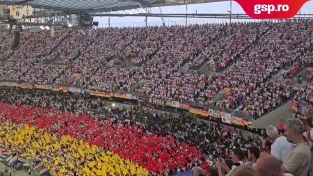 Elvetia - Germania. Atmosfera impresionanta la Frankfurt. Imagini splendide trimise de reporterul GSP