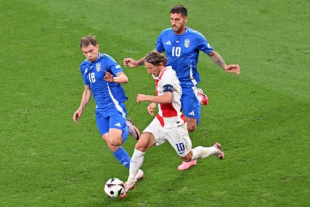 Euro 2024: Italia, calificare dramatica in optimi dupa remiza, 1-1, cu Croatia. Zaccagni, gol salvator in minutul 98