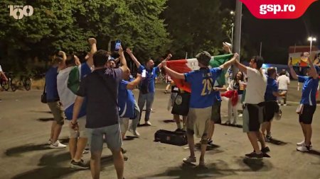 Fanii italieni au sarbatorit alaturi de un scotian calificarea in optimile EURO 2024