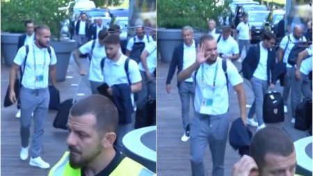 Corespondenta de la EURO 2024: Tricolorii au ajuns la Frankfurt pentru meciul decisiv cu Slovacia. Suporterii romani i-au intampinat: 
