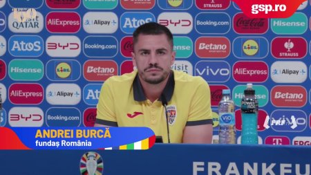 Romania - Slovacia. <span style='background:#EDF514'>ANDREI BURCA</span>, despre batalia finala din grupe: Sper sa stam cat mai mult timp in Germania