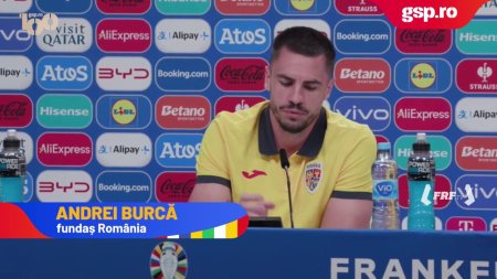 Romania - Slovacia. Andrei Burca este pregatit sa revina pe teren: 