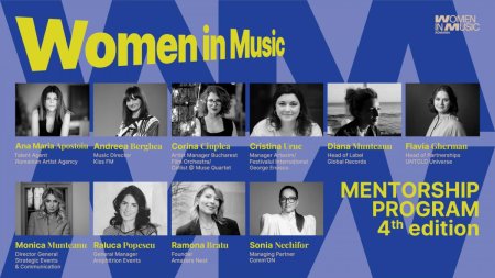 Femeile la inceput de cariera in industria muzicala se pot inscrie de acum la editia a 4-a Women in Music Mentorship Program