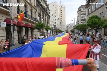 Restrictii de trafic in Capitala pentru ceremonia dedicata Zilei Drapelului National