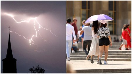 ANM: Cod galben de furtuni in zece judete