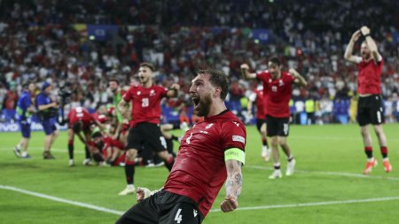 Georgia, calificare istorica la debut, in optimile EURO 2024, dupa 2-0 cu Portugalia. Gigantul impotriva caruia va juca