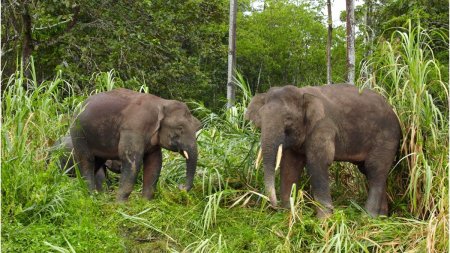 Elefantii de Borneo sunt pe cale de disparitie din cauza activitatii umane nocive
