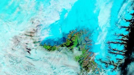 O mica pata albastra deasupra Groenlandei ar putea avea efecte devastatoare asupra climei: 