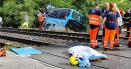 Tragedie in Slovacia: Un tren cu destinatia Budapesta a lovit un autobuz. Cel putin sase persoane au murit