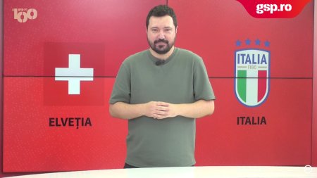 Meciul zilei » Elvetia - Italia in optimele Euro 2024