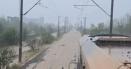 Potop pe calea ferata. Trenuri blocate in zona Suceava si in Brasov VIDEO