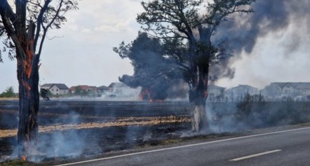 Incendiu de proportii pe Soseaua Oltenitei: A fost emisa avertizare RO-Alert