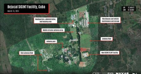 Acuzatii de spionaj.China ar construi o baza de interceptare in Cuba, cu antenele indreptate catre SUA. Ce masuri iau americanii