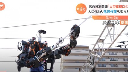 Japonezii au angajat un robot umanoid urias sa repare caile ferate