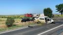 Accident cu 2 morti si 2 raniti pe un drum din Buzau. Au fost implicate trei autovehicule | FOTO