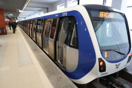 Doisprezece trenuri noi de <span style='background:#EDF514'>METROU</span>, achizitionate pentru Magistrala 6. Linia asigura legatura directa de la Gara de Nord la aeroportul Otopeni