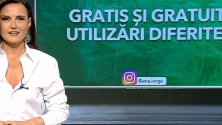 Cum folosim corect gratis si gratuit. Pe cuvant, cu Ana Iorga