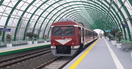 Intarzieri mari pentru trenurile care leaga Gara de Nord de Aeroportul Henri Coanda