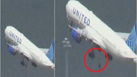 VIDEO Un avion Boeing, cu 190 de persoane la bord, si-a pierdut o roata in timp ce decola de pe aeroportul din Los Angeles