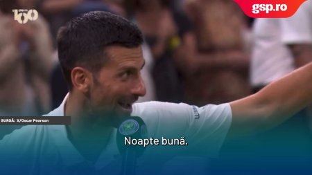 Mesajul lui Novak Djokovic pentru fanii care l-au huiduit la Wimbledon in timpul meciului cu Rune: Nu ma puteti atinge