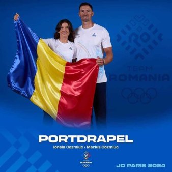 Ionela si Marius Cozmiuc au fost desemnati pentru a fi portdrapelul Romaniei la Jocurile Olimpice