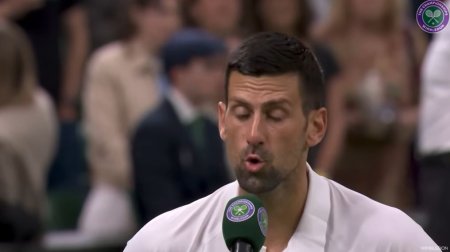 Novak Djokovici a raspuns cu aceeasi moneda huliganilor englezii care l-au <span style='background:#EDF514'>HUIDU</span>it la Wimbledon (Video)