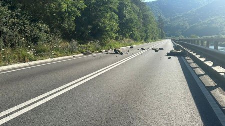 Lucrari pe Valea Oltului: "A fost nevoie de inchiderea totala a traficului"