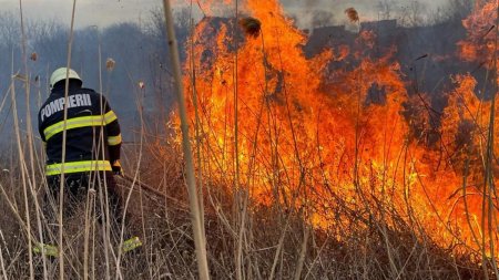 IGSU cere stoparea igienizarii terenurilor prin incendiere. <span style='background:#EDF514'>AMENZILE</span> sunt pana la 100.000 de lei