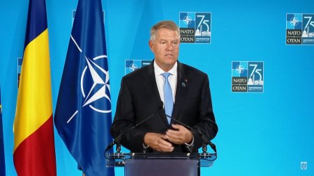 Iohannis la summitul NATO: Negociem sa primim un alt sistem Patriot in schimbul celui donat Ucrainei