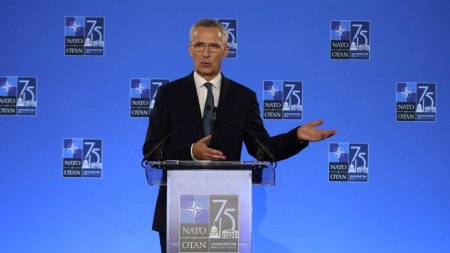 Summit NATO 2024: Jens Stoltenberg a anuntat ca Ucraina se afla pe o cale ireversibila catre aderarea la <span style='background:#EDF514'>ALIANTA</span> Nord-Atlantica