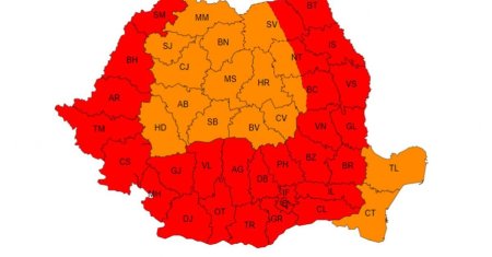 Romania ia foc in weekend! ANM a emis o avertizare cod rosu de canicula, inclusiv in Bucuresti. Guvernul, chemat in sedinta de urgenta