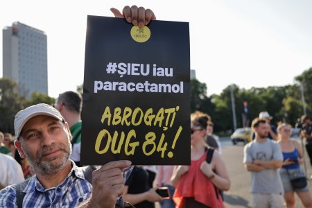 Protest in Bucuresti pentru abrogarea OUG antidrog: Daca eu raman fara permis, copiii mei raman fara mancare